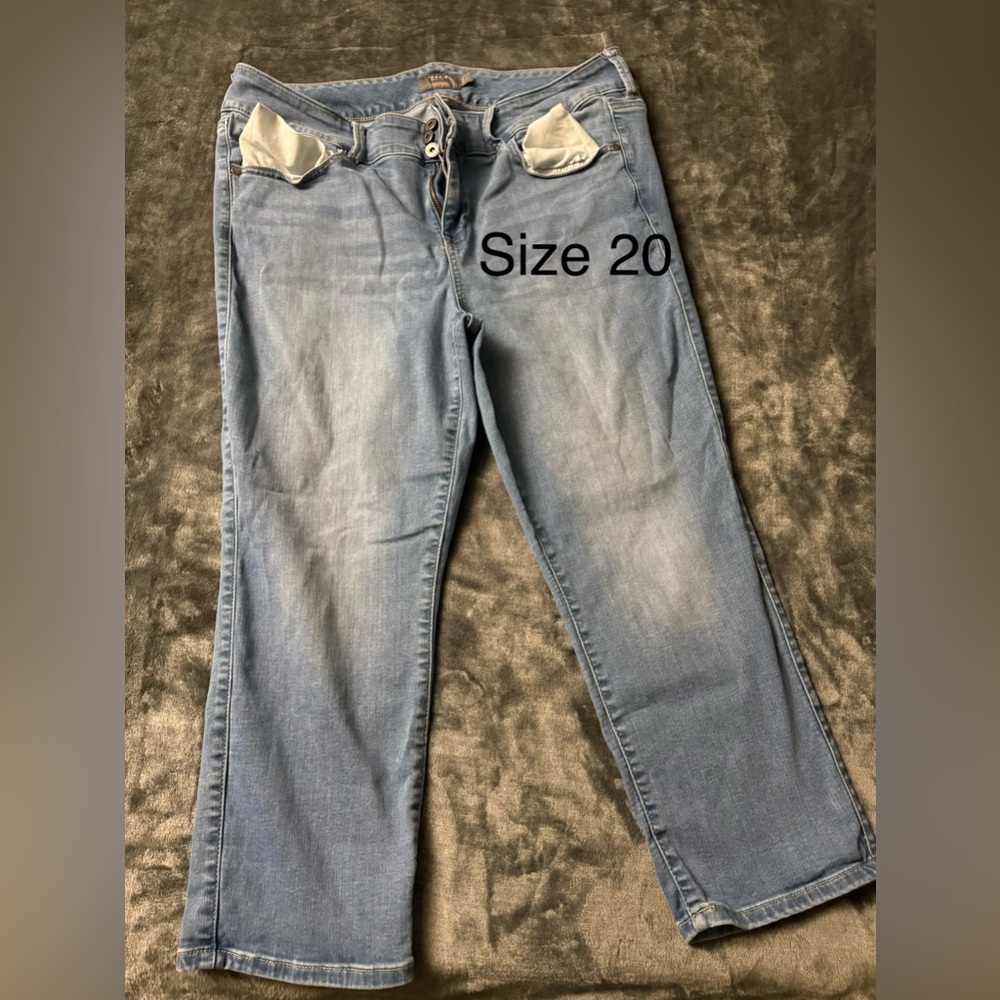 Torrid Light Blue Straight Leg Jeans